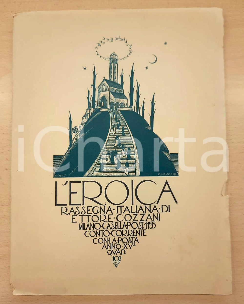 Giornale, rivista storica 1927 MILANO L EROICA  Rassegna di ETTORE COZZANI  Vincenzo Cento n°102 1
