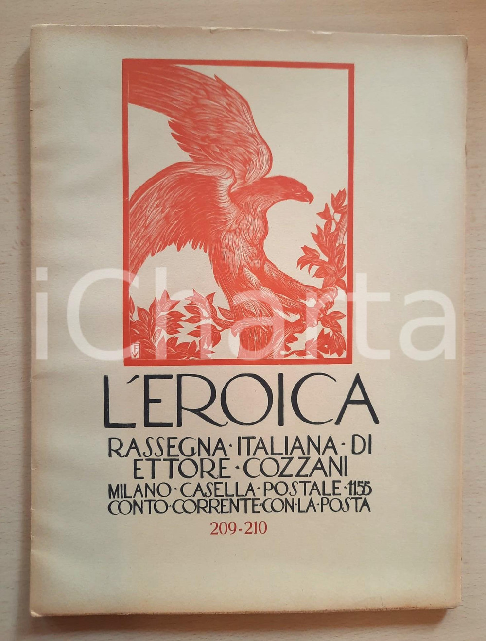 Giornale, rivista storica 1936 MILANO L EROICA  Rassegna di ETTORE COZZANI  Libero Andreotti n°209210 1