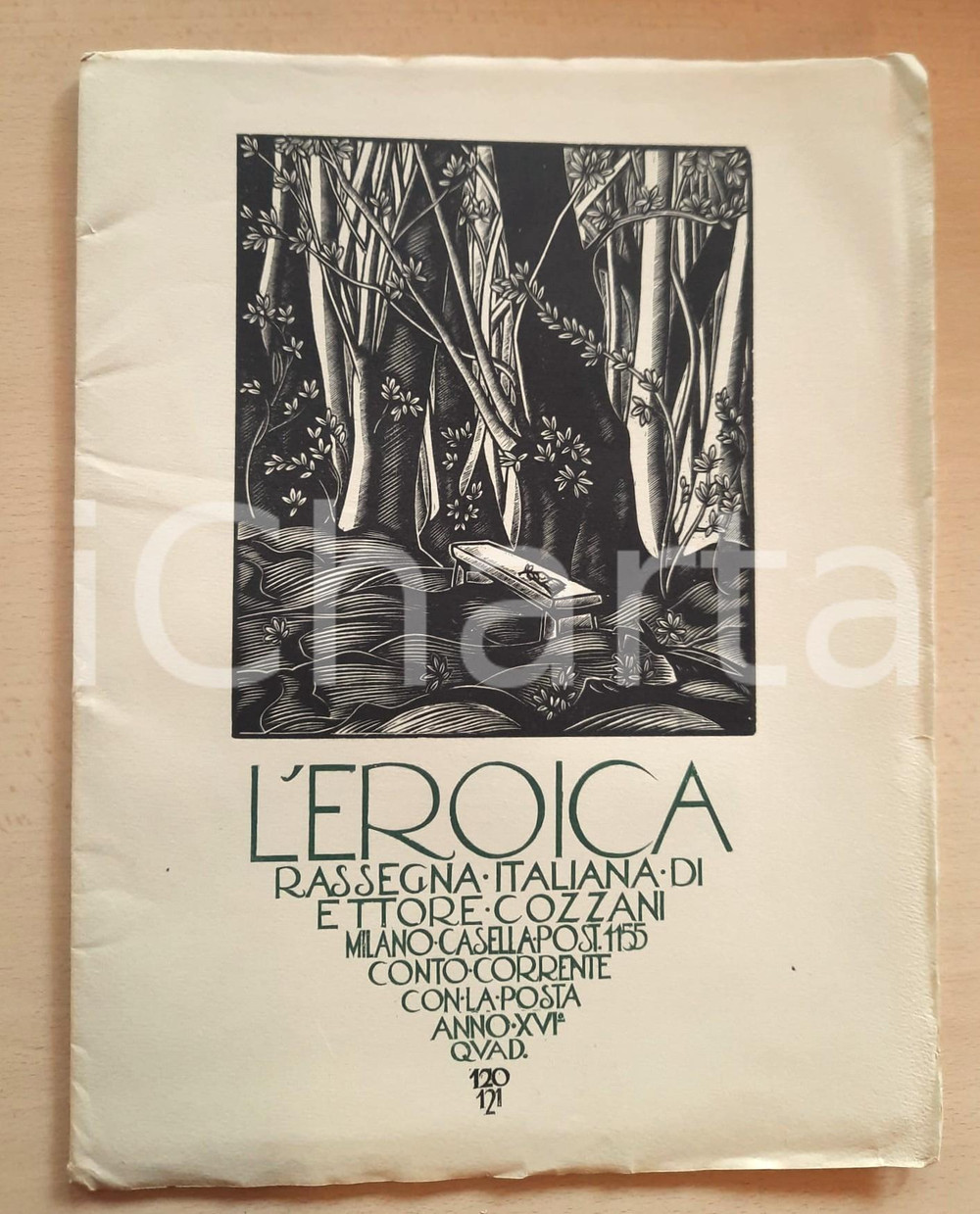 Giornale, rivista storica 1928 MILANO L EROICA  Rassegna di ETTORE COZZANI  Leonardo Bistolfi n°120121 1
