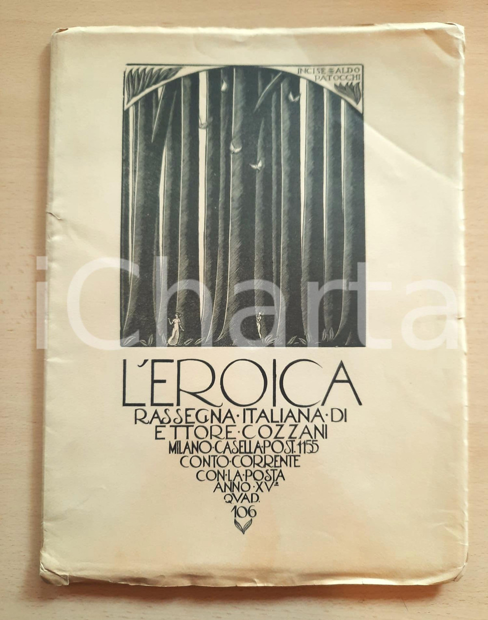 Giornale, rivista storica 1927 MILANO L EROICA  Rassegna di ETTORE COZZANI  Oscar Ghiglia n°106 1