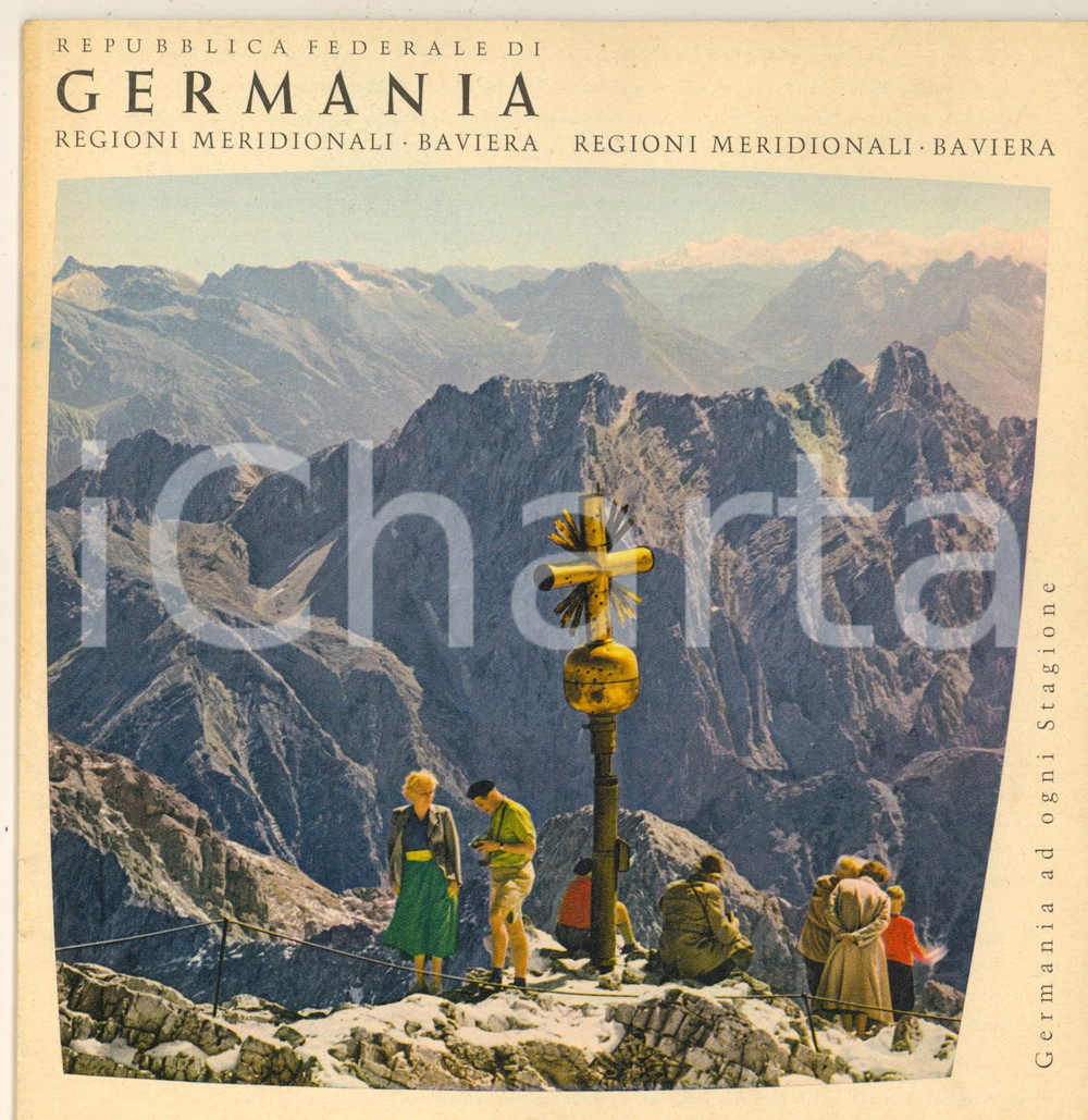 Materiale pubblicitario d’epoca 1956 REPUBBLICA FEDERALE DI GERMANIA  BAVIERA Libretto ILLUSTRATO 22 pp. 1