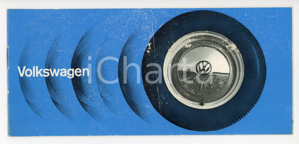 Materiale pubblicitario d’epoca 1960 ca VOLKSWAGEN Brochure modelli auto MAGGIOLINO Karmann Ghia T2  ILLUSTRATO 1