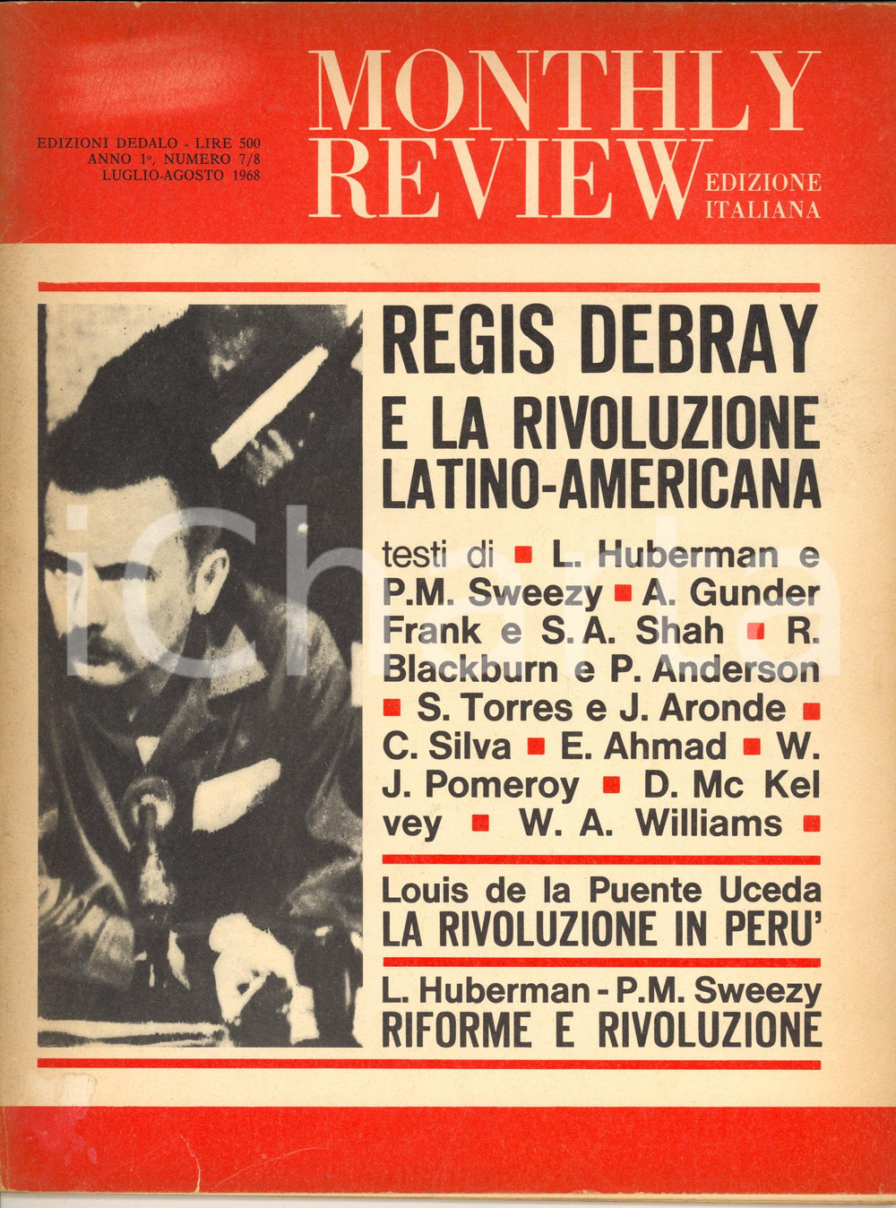 Giornale, rivista storica 1968 MONTHLY REVIEW Regis Debray e la rivoluzione latinoamericana n°78 1