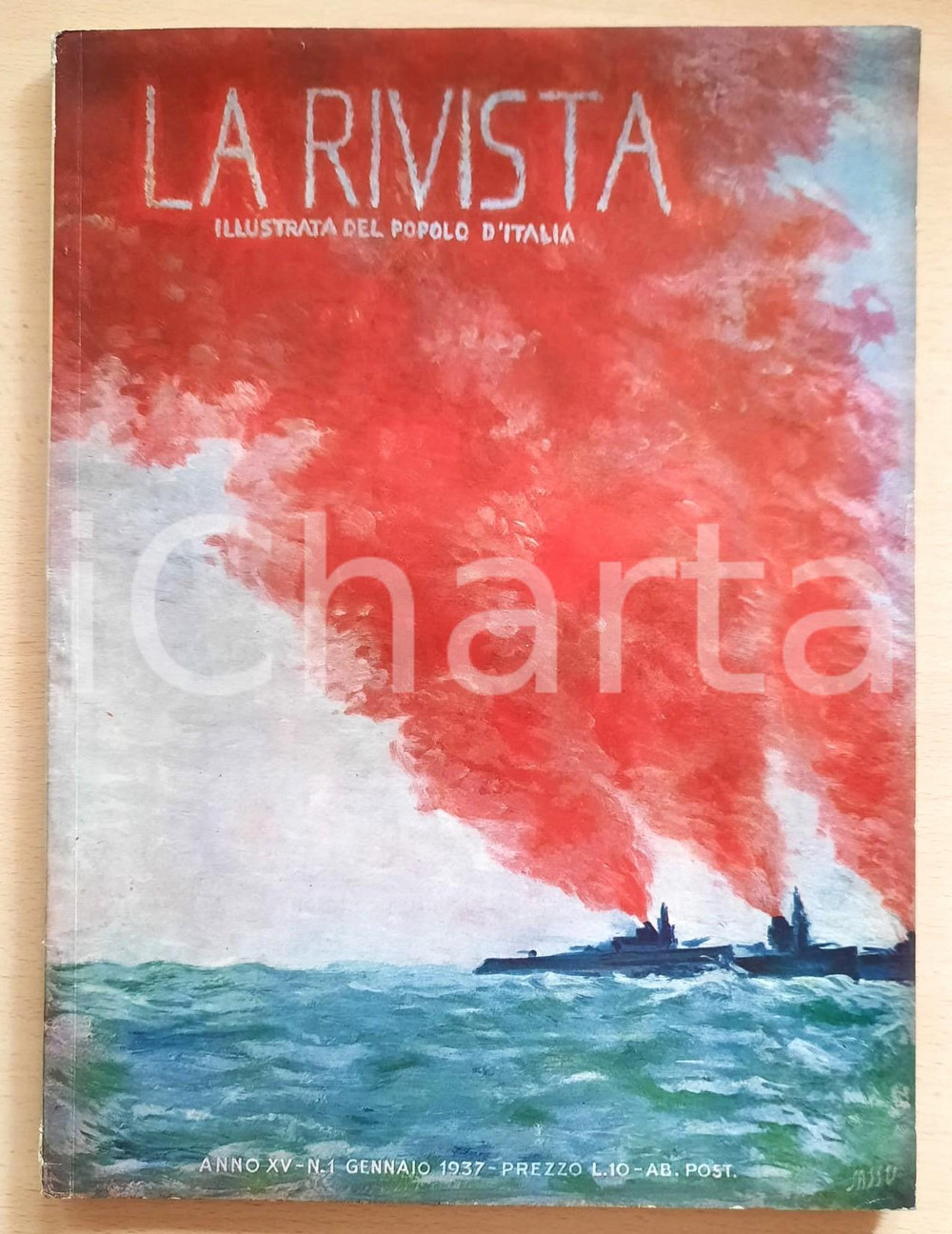 Giornale, rivista storica 1937 LA RIVISTA illustrata del popolo d Italia  Cortina d Ampezzo Anno XV n. 1 1
