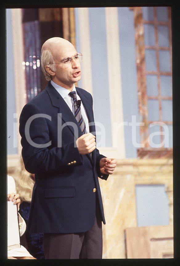 Fotografia d epoca originale 1995 BAGAGLINO Gabriele MARCONI imita Antonio LUBRANO  35mm VINTAGE SLIDE 3 1