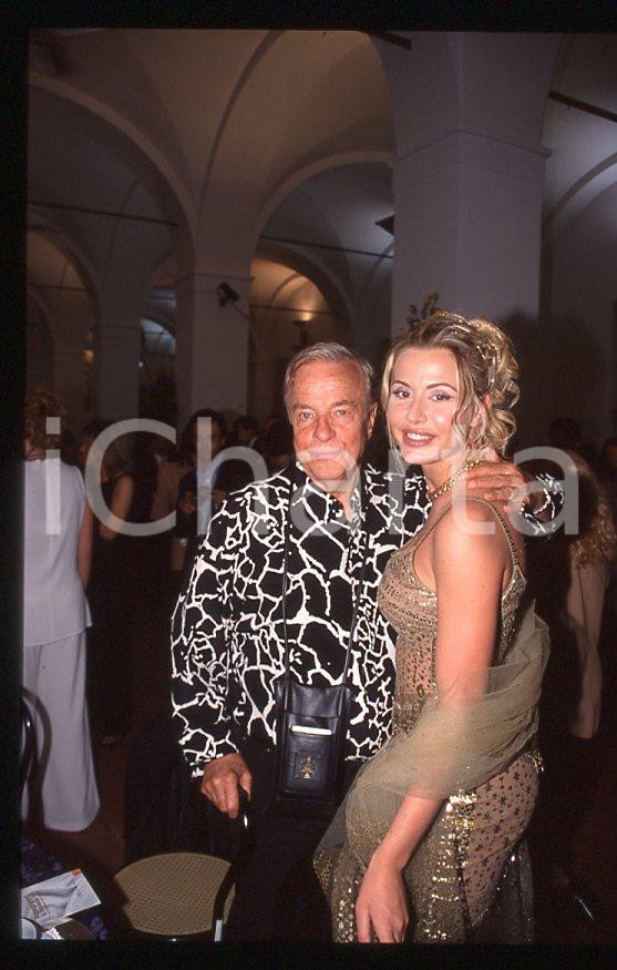 Fotografia d epoca originale 1990 ca SPETTACOLO Franco ZEFFIRELLI con Valeria MARINI  35mm VINTAGE SLIDE 2 1