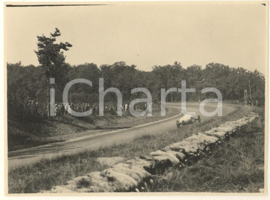 Fotografia d epoca originale 1925 ca AUTOMOBILISMO Circuito di MONZA  Una gara Foto 11x8 cm 2 1