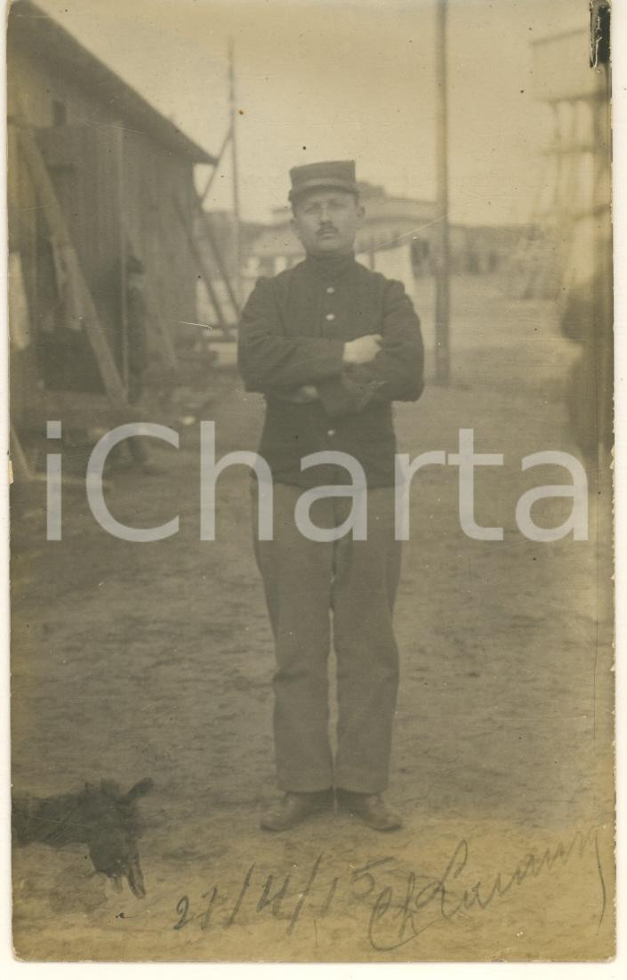 Fotografia d epoca originale 1915 WW1 SOLTAU POW Camp /GERMANY Prisoner Charles LAMURY  Photo 1