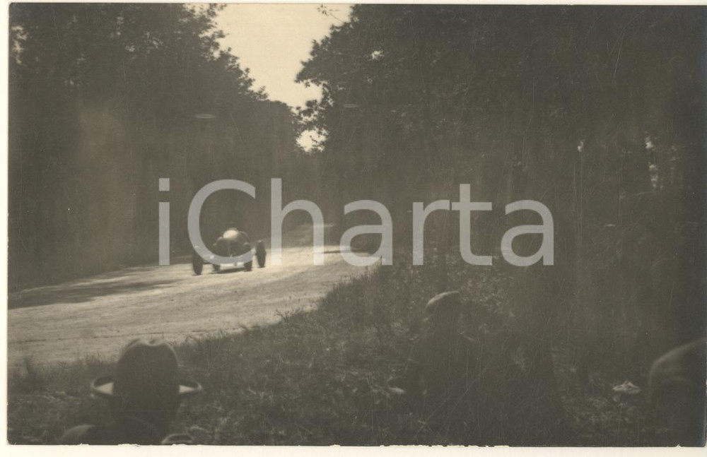 Fotografia d epoca originale 1925 ca AUTOMOBILISMO Circuito di MONZA  Una gara Foto 14x9 cm 9 1
