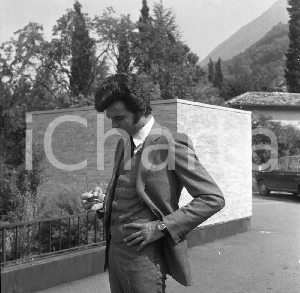 Fotografia d epoca originale 1975 CAMPIONE D ITALIA Antonio CIACCI LITTLE TONY NEGATIVO ORIGINALE 1 1