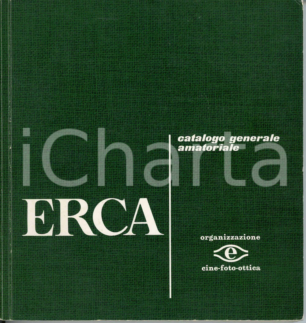 Materiale pubblicitario d’epoca 1975 MILANO Cine foto ottica ERCA Catalogo generale amatoriale 1