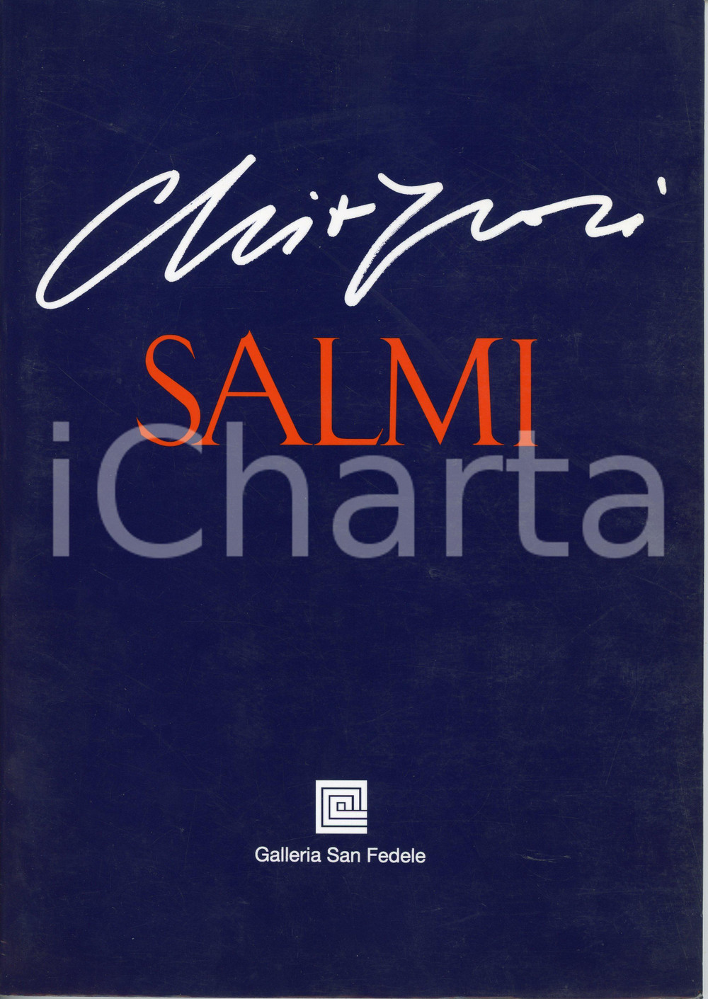 Libro, pubblicazione d epoca 1999 MILANO Galleria San Fedele  Alfredo CHIAPPORI Salmi  Catalogo mostra 1
