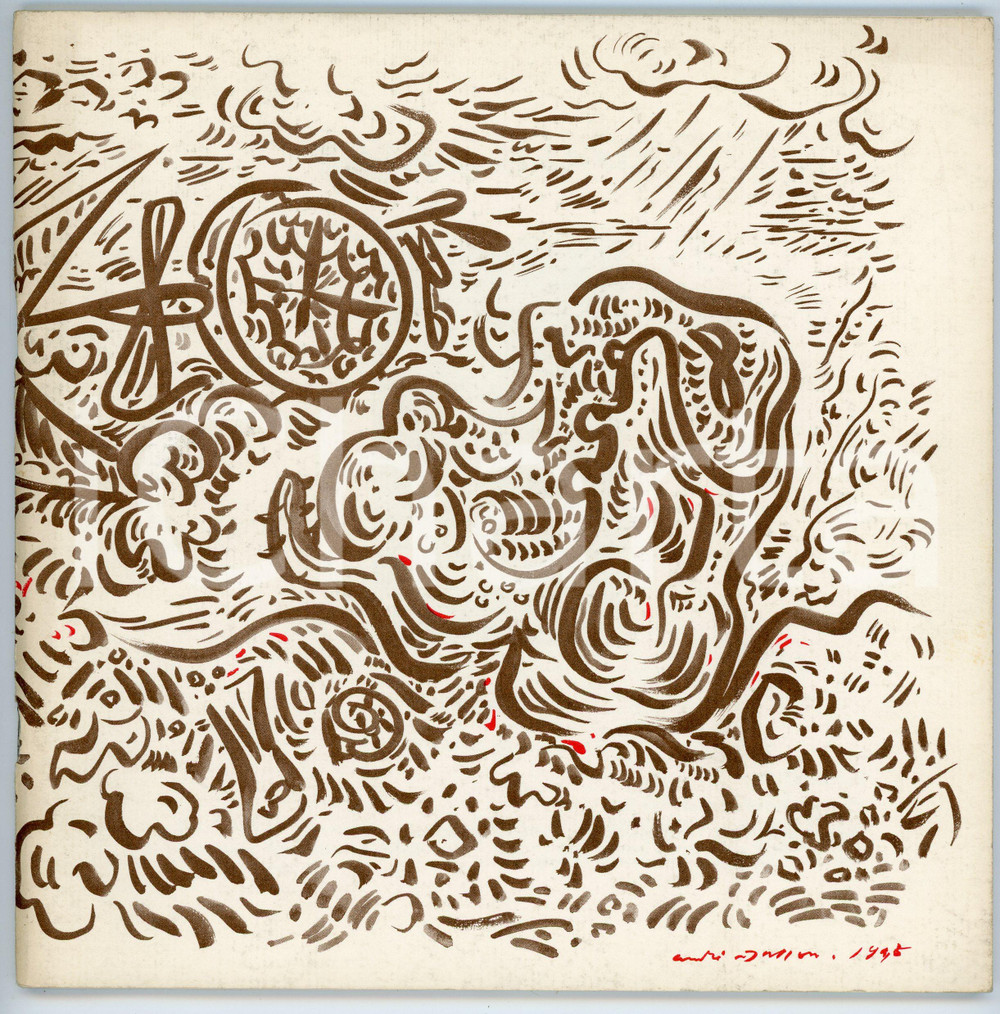 Libro, pubblicazione d epoca 1973 NEW YORK Blue Moon and LernerHeller Gallery  André MASSON Catalogue 1