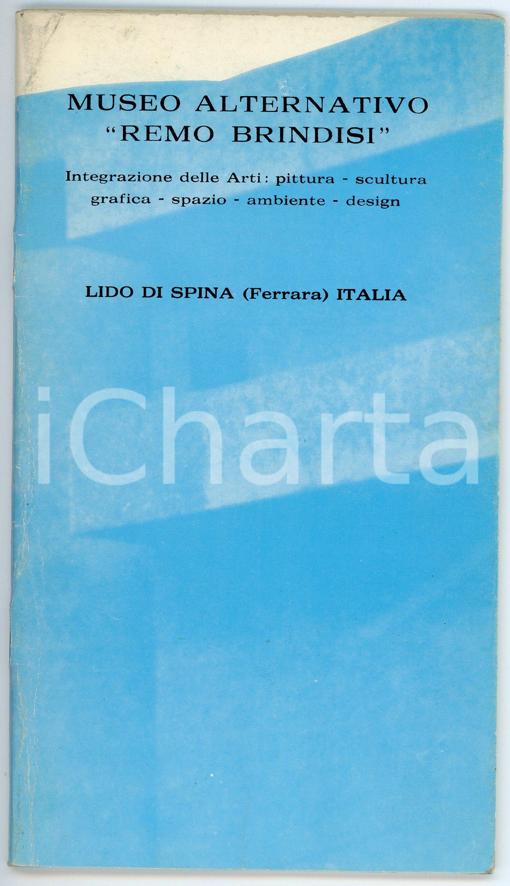 Libro, pubblicazione d epoca 1975 ca LIDO DI SPINA Museo alternativo Remo Brindisi  Pubblicazione 1