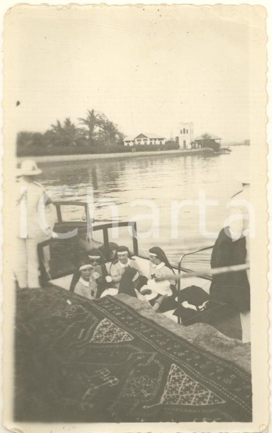 Fotografia d epoca originale 1935 ca AFRICA ORIENTALE ITALIANA Crocerossine CROCE ROSSA  Foto 7x10 cm 1