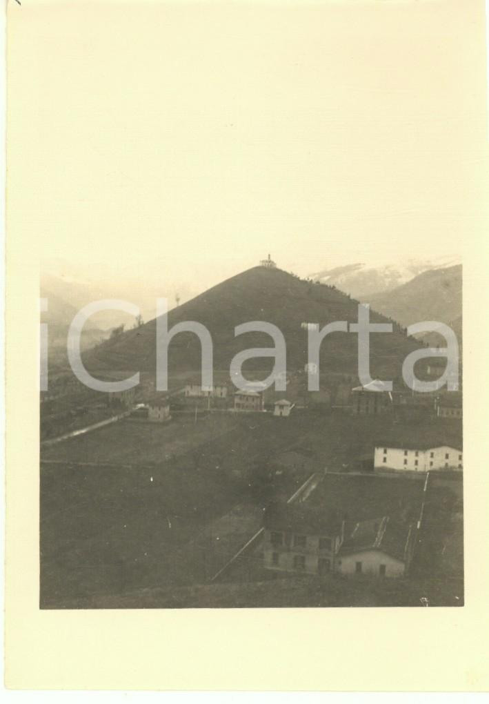 Fotografia d epoca originale 1930 ca VAL TROMPIA  Monte S. Bartolomeo  Veduta panoramica  Foto 9x12 cm 1