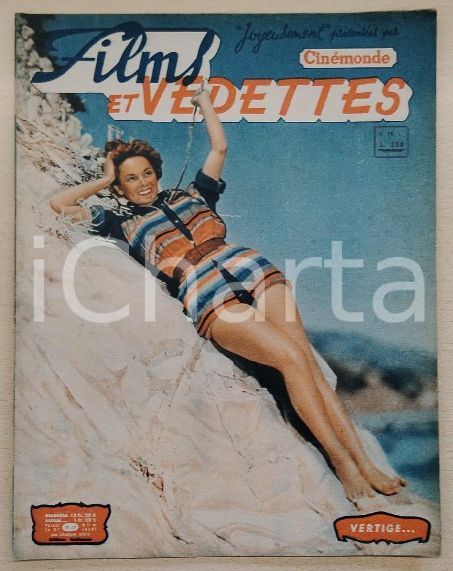 Giornale, rivista storica 1950 CINÉMONDE FILM ET VEDETTES n.17 Revue et pinup déshabillable 1