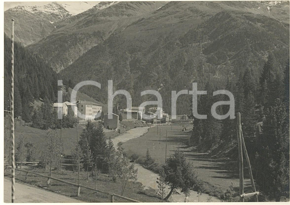 Fotografia d epoca originale 1965 ca SANTA CATERINA VALFURVA / VALTELLINA  Panorama  Foto 15x10 1