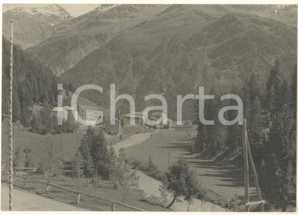 Fotografia d epoca originale 1965 ca SANTA CATERINA VALFURVA / VALTELLINA  Panorama  Foto 15x10 3 1