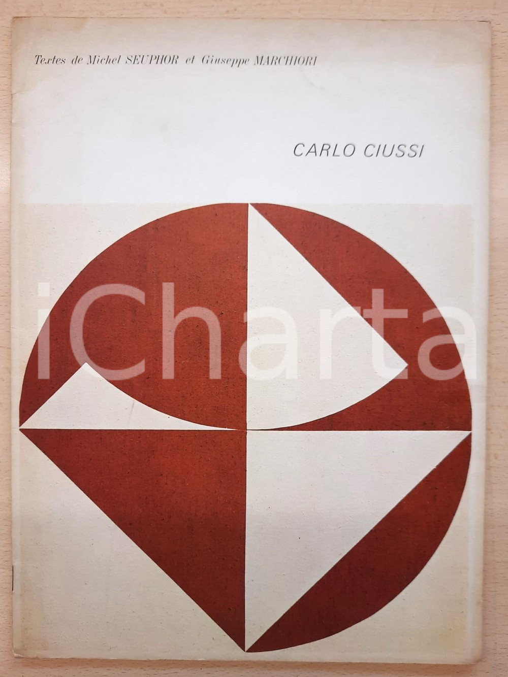 Libro, pubblicazione d epoca 1967 PARIS Galerie Paul Facchetti  Travaux recents de Carlo CIUSSI Catalogue 1
