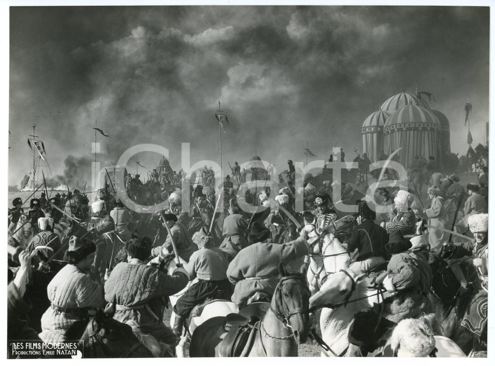 Fotografia d epoca originale 1956 CINEMA Michel Strogoff di Carmine GALLONE Scena di una battaglia  Foto 1