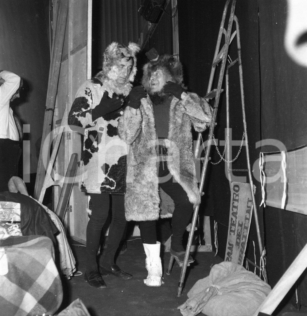 Fotografia d epoca originale 1974 TEATRO Riccardo BILLI in panni di volpe per Pinocchio NEGATIVO ORIGINALE 11 1
