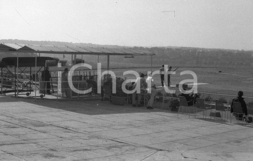 Fotografia d epoca originale 1970ca ROMA Campo di tiro per il Tiro al volo NEGATIVO ORIGINALE 1