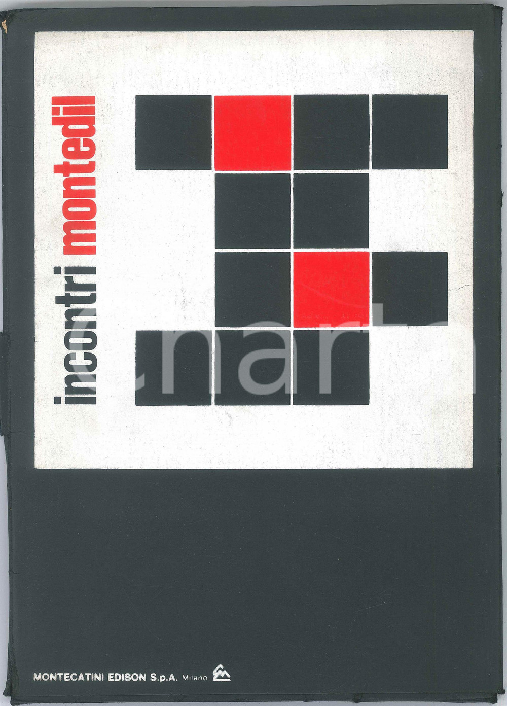 Libro, pubblicazione d epoca 1970 MILANO Incontri MONTEDIL Montecatini Edison Edilizia  Catalogo 1