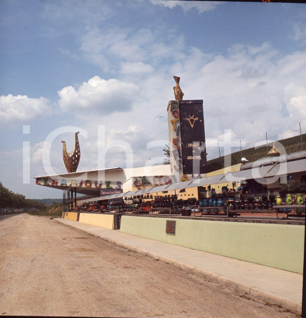 Fotografia d epoca originale 1970ca VERMENTON F Esposizione di ceramiche DIAPOSITIVA ORIGINALE 4 1