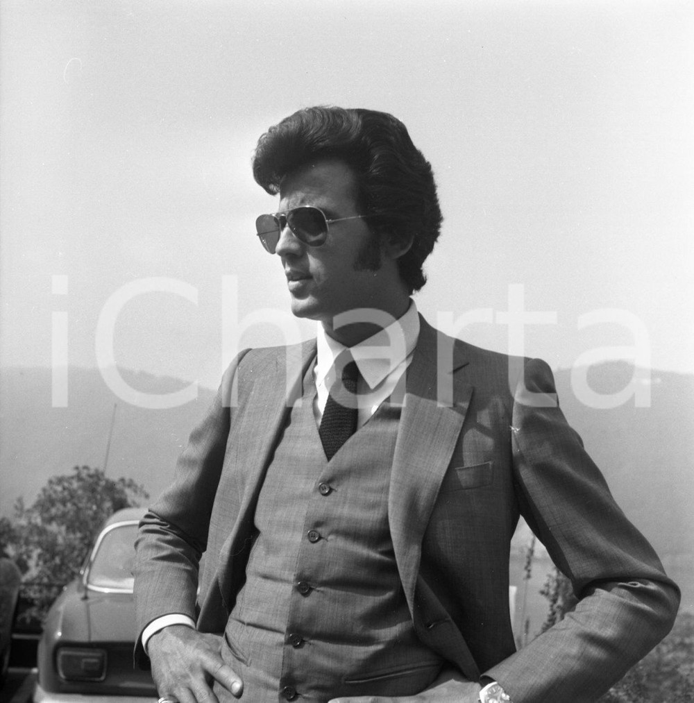Fotografia d epoca originale 1975 CAMPIONE D ITALIA Antonio CIACCI LITTLE TONY NEGATIVO ORIGINALE 9 1