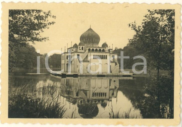 Fotografia d epoca originale 1937 ABANDONED BERLIN  Schloss Dammsmühle  Ballroom/ Mosque Photo 8x6 cm 1