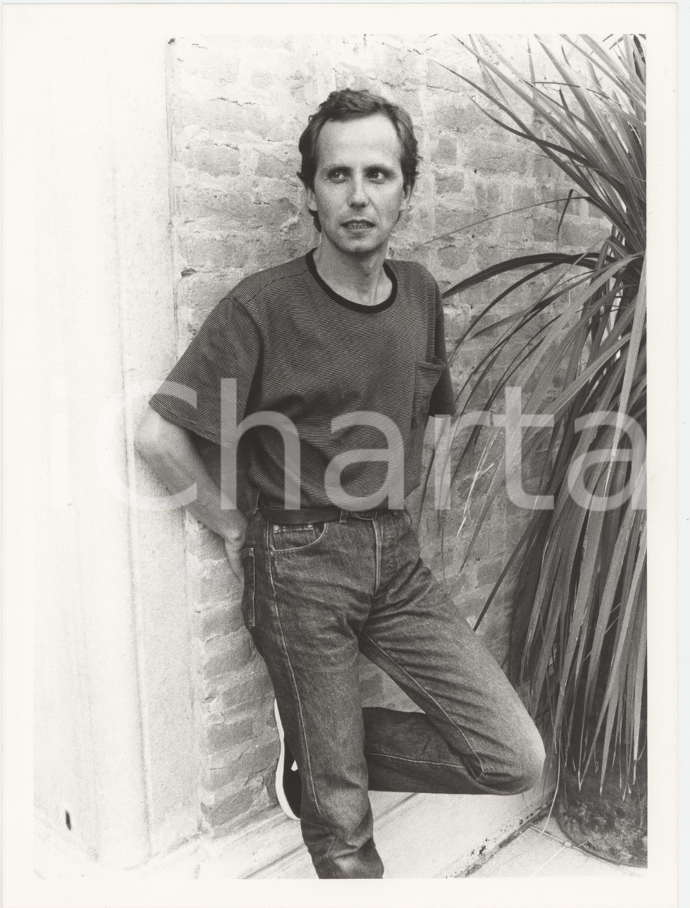Fotografia d epoca originale 1984 VENEZIA Fabrice LUCHINI alla Mostra del Cinema  Foto 17x24 cm 1 1