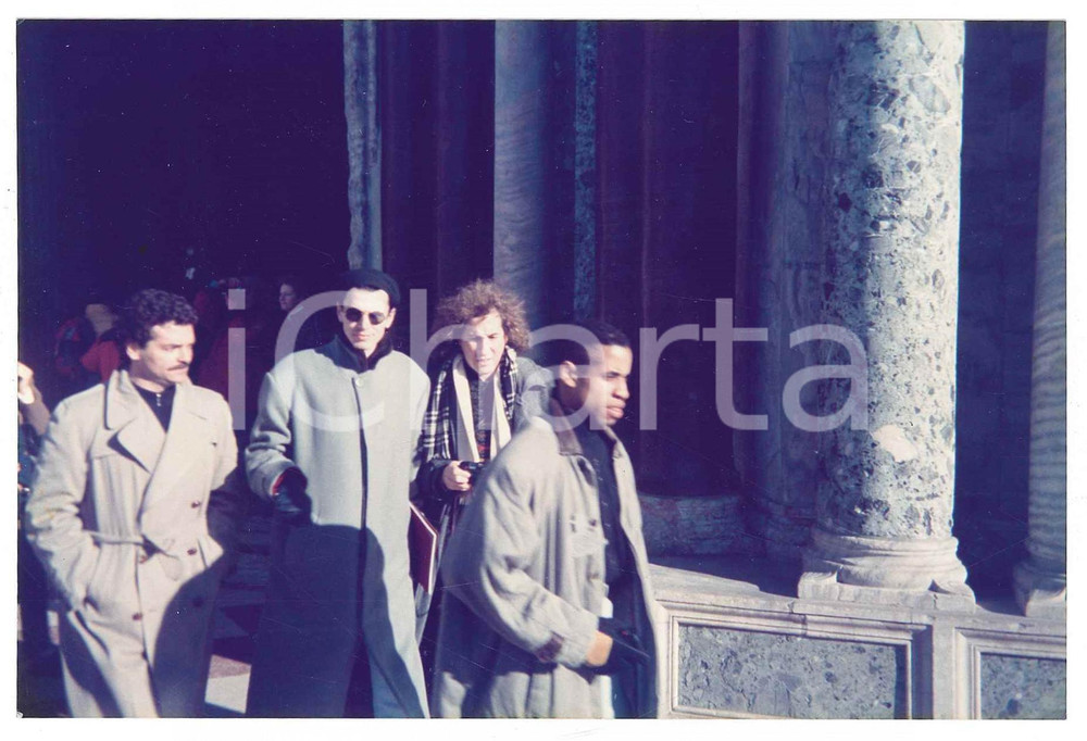 Fotografia d epoca originale 2000 ca VENEZIA John TAYLOR dei DURAN DURAN in Piazza San Marco  Foto 2 1
