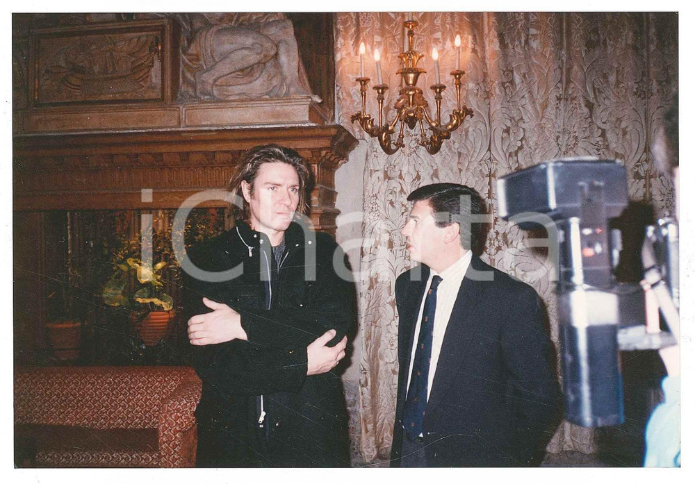 Fotografia d epoca originale 2000 ca VENEZIA Simon LE BON dei DURAN DURAN Foto 14x10 cm 1 1