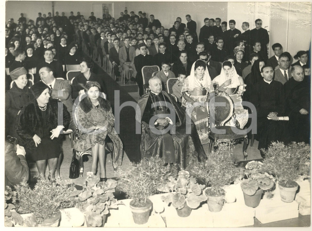 Fotografia d epoca originale 1961 ROMA Premiazione Famiglia Cristiana  Donna Carla GRONCHI Foto 24x18 2 1
