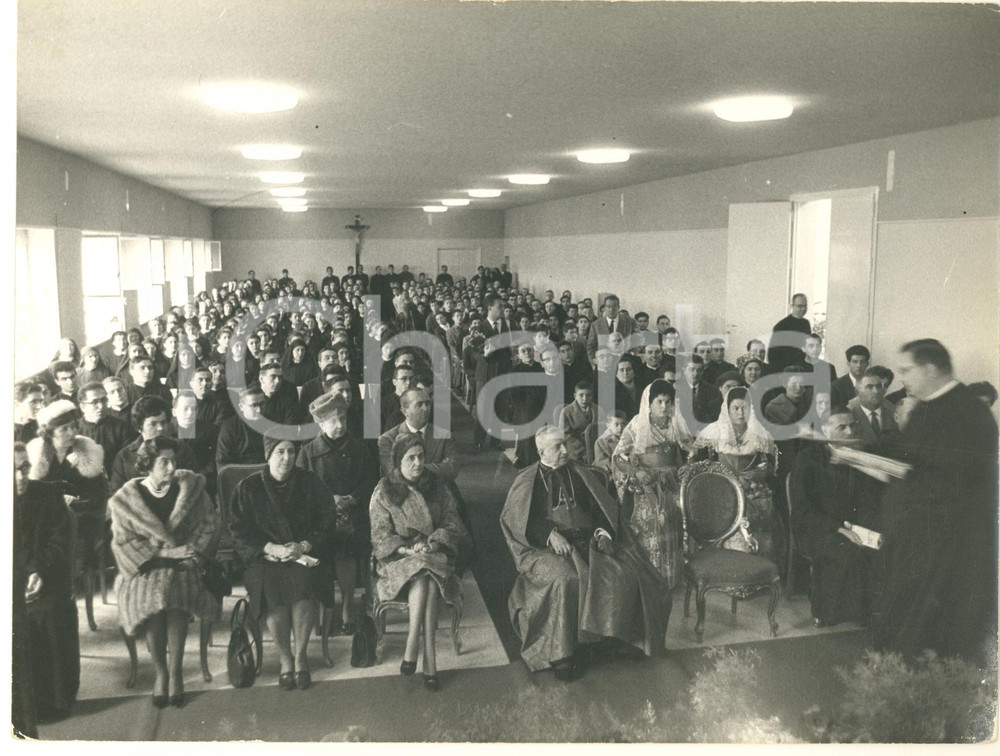 Fotografia d epoca originale 1961 ROMA Premiazione Famiglia Cristiana  Donna Carla GRONCHI Foto 24x18 1 1