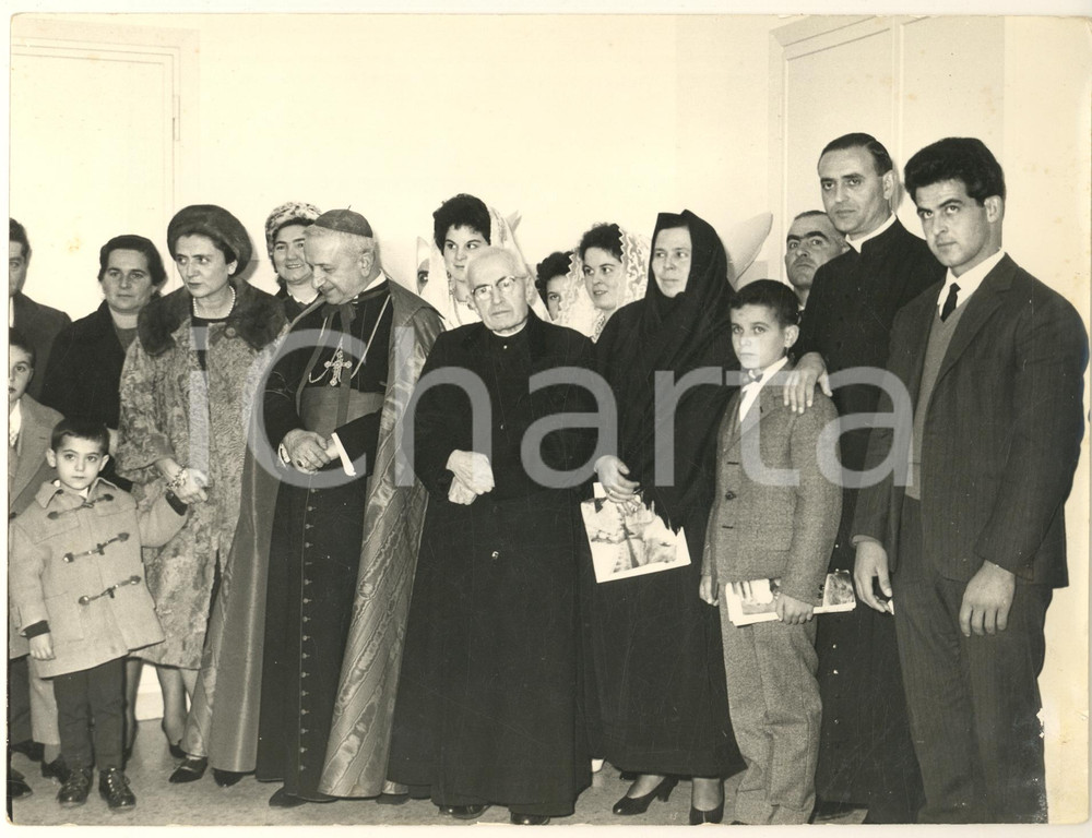 Fotografia d epoca originale 1961 ROMA Premiazione Famiglia Cristiana Carla GRONCHI Don ALBERIONE Foto 2 1