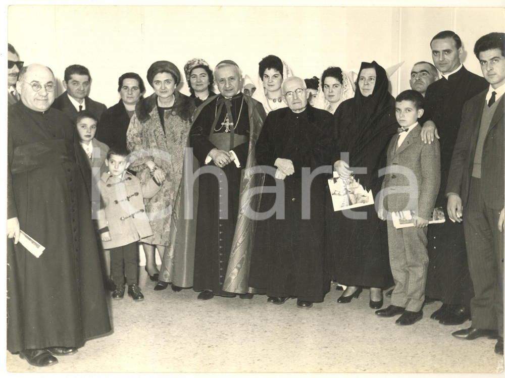 Fotografia d epoca originale 1961 ROMA Premiazione Famiglia Cristiana Carla GRONCHI Don ALBERIONE Foto 1 1