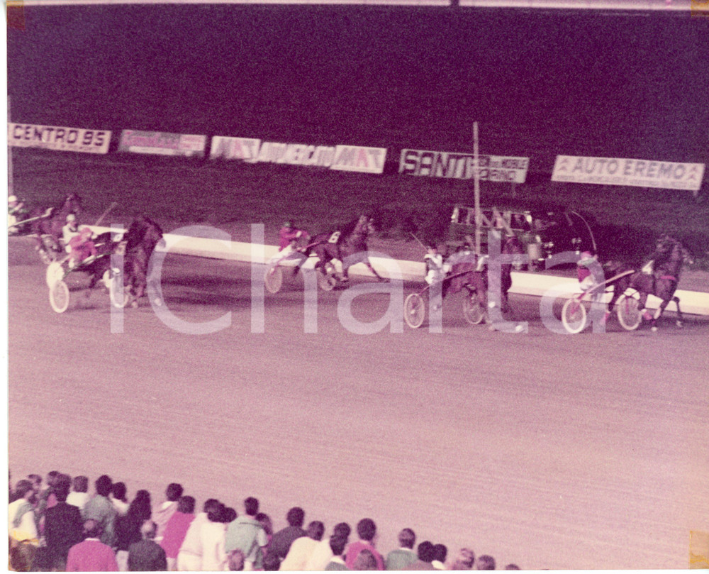 Fotografia d epoca originale 1984 IPPICA VINOVO Gran Premio MARANGONI  Vincitore DARIF EFFE in gara  Foto 2 1