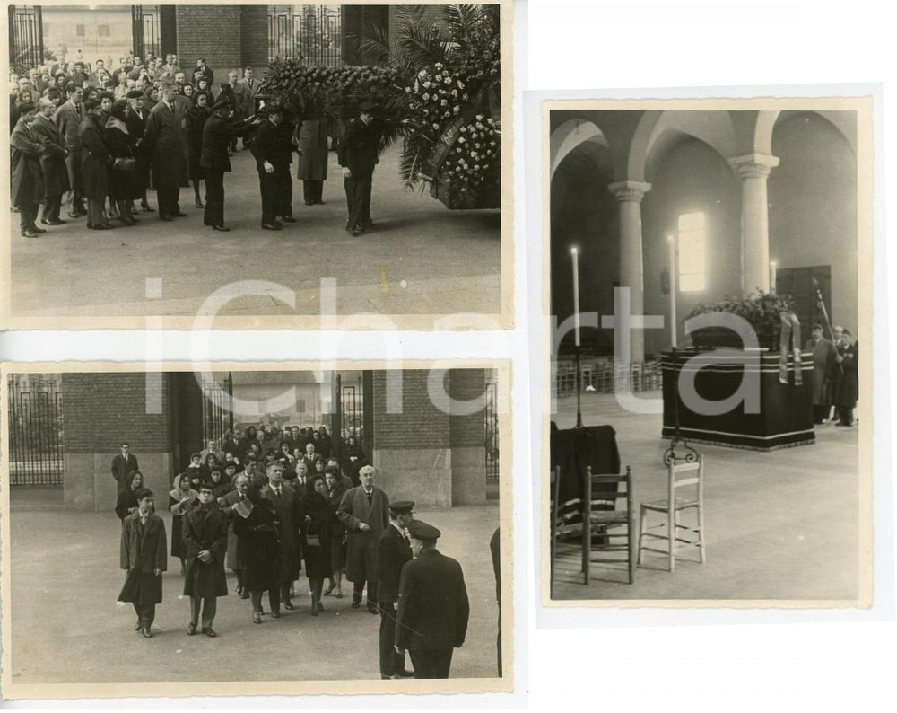 Fotografia d epoca originale 1960 ca MILANO Funerale nella Chiesa dei Santi Nereo e Achilleo  Lotto 3 foto 1