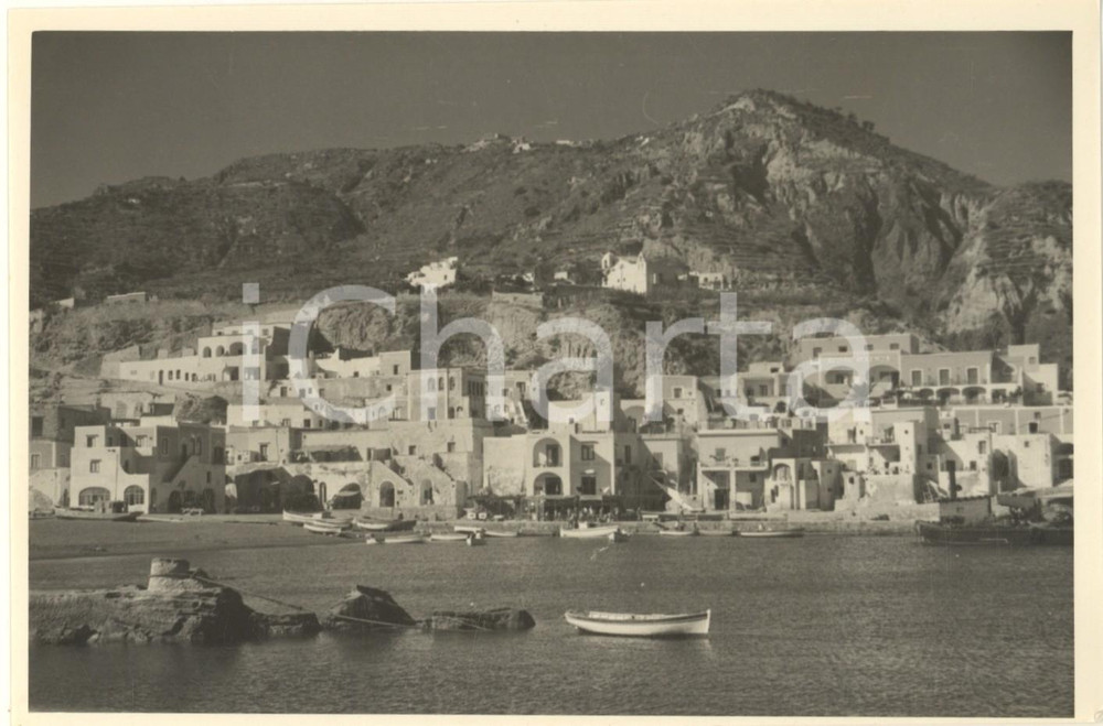 Fotografia d epoca originale 1965 ca SANT ANGELO D ISCHIA Veduta panoramica del borgo  Foto VINTAGE 17x12 cm 1
