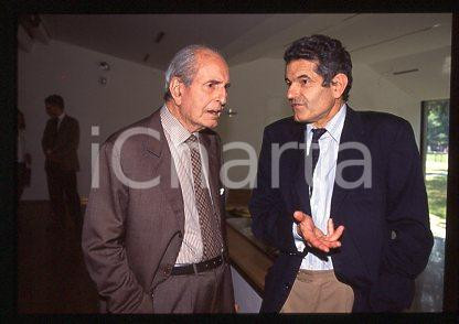 Fotografia d epoca originale Ignazio GARDELLA con il figlio  ITALIA Architetto 1990 ca 35mm vintage slide 1 1