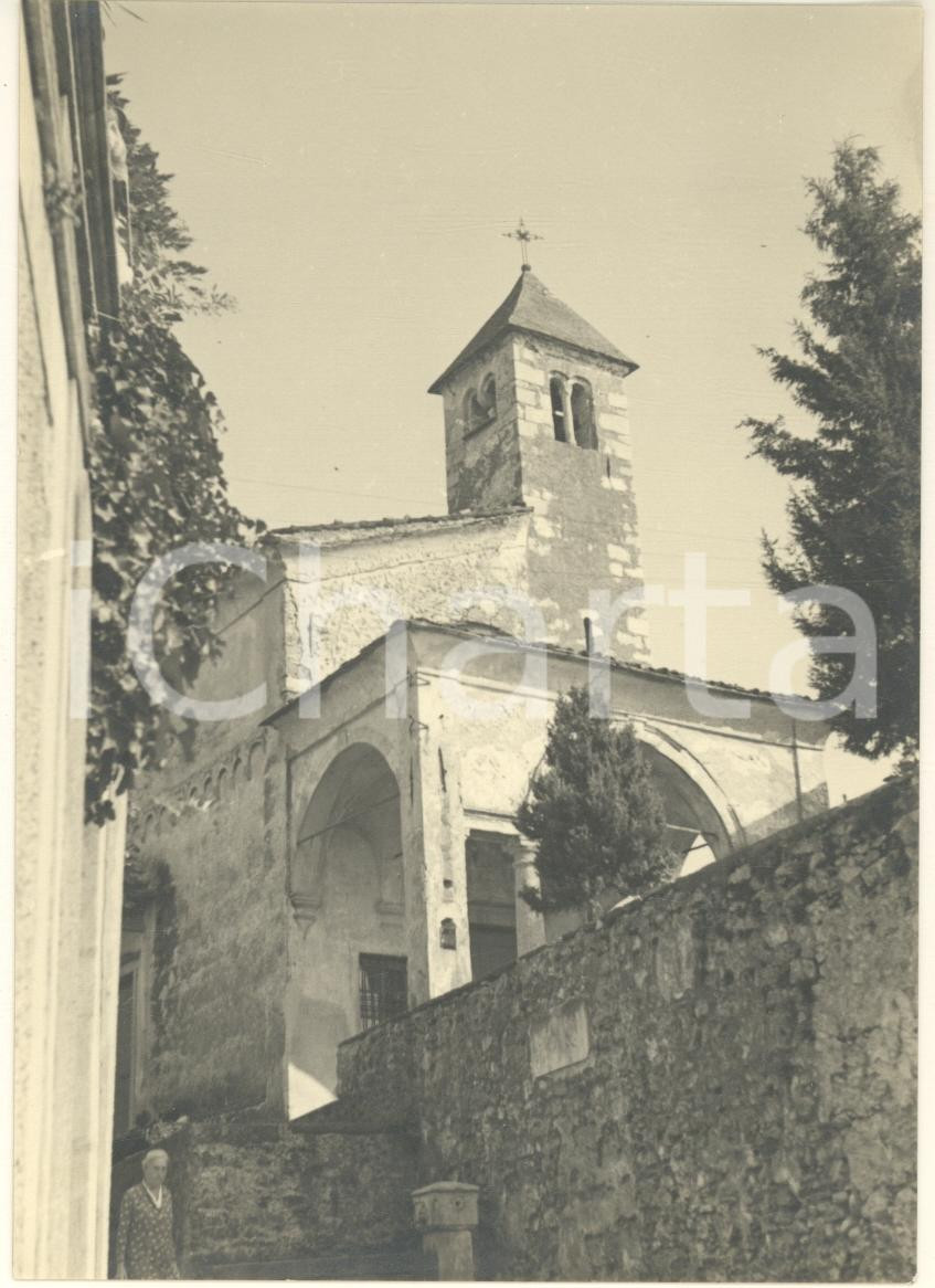 Fotografia d epoca originale 1960 ca SUNA / VERBANIA Chiesa SS. Fabiano e Sebastiano  Scorcio Foto 10x15 cm 1