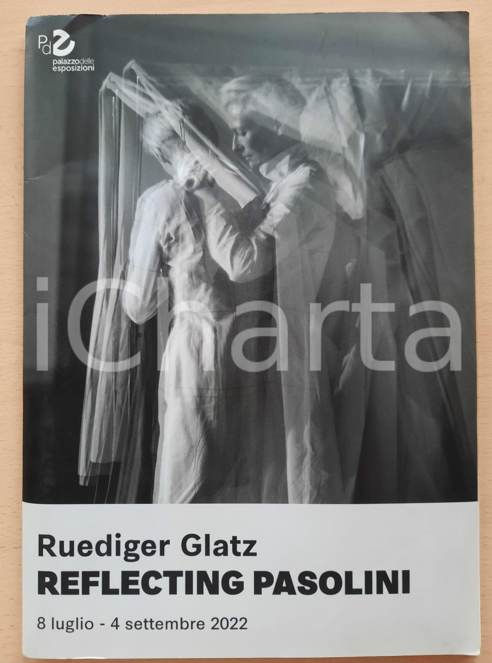 Libro, pubblicazione d epoca 2022 ROMA Mostra Ruediger GLATZ Reflecting Pasolini Cartella stampa 1