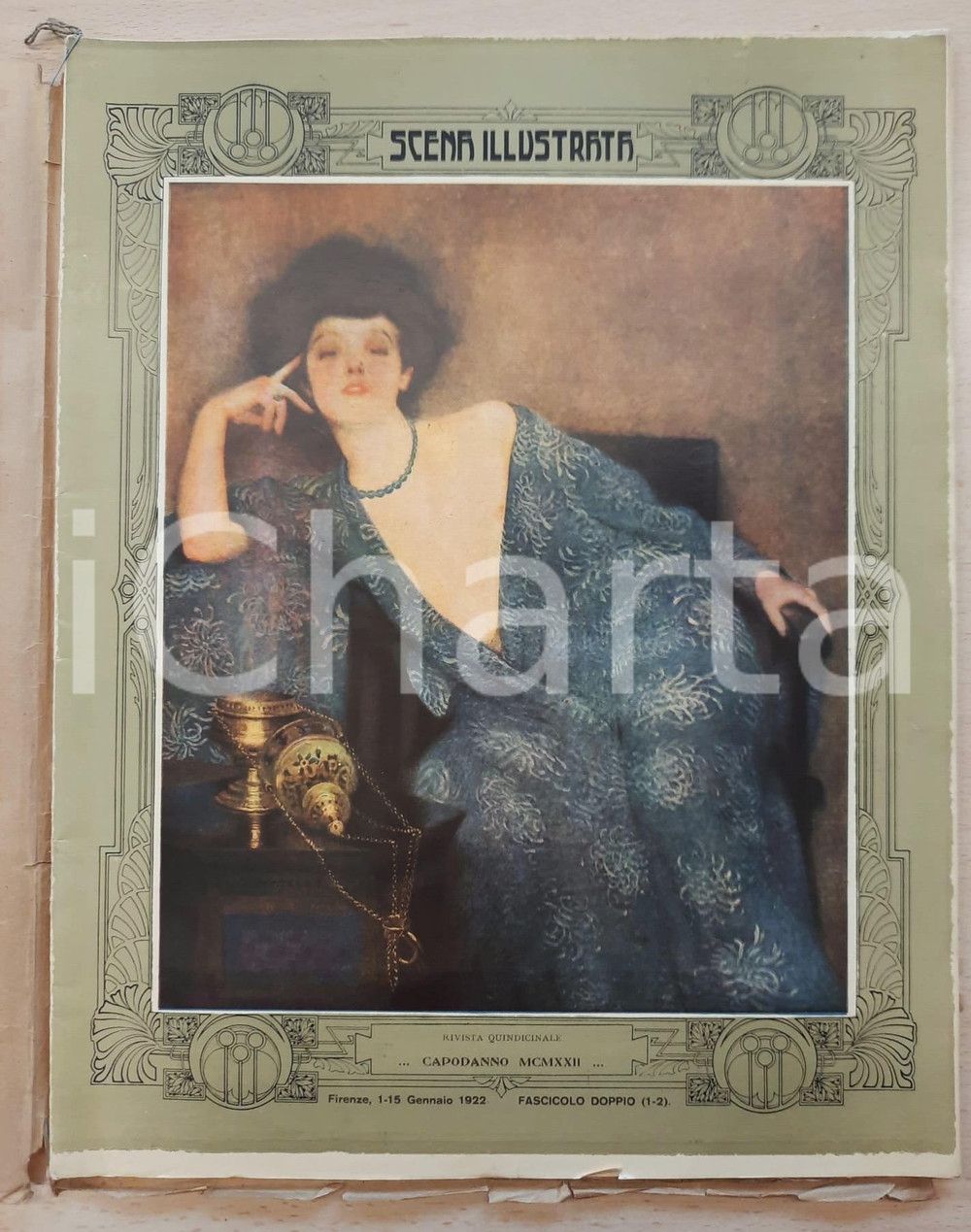 Giornale, rivista storica 1922 SCENA ILLUSTRATA  Die Kultur  Rivista n° 12 Edizione GRAN LUSSO 1