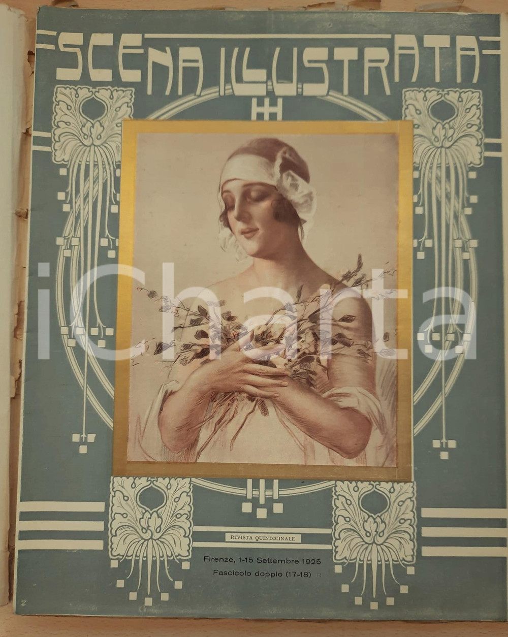 Giornale, rivista storica 1925 SCENA ILLUSTRATA Madame Pompadour  n° 1718 Edizione GRAN LUSSO 1