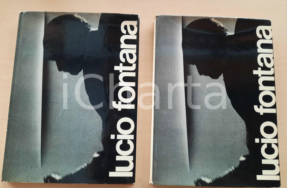 Libro, pubblicazione d epoca 1974 LUCIO FONTANA. Catalogue raisonné des peintures  2 voll. 1 edizione 1