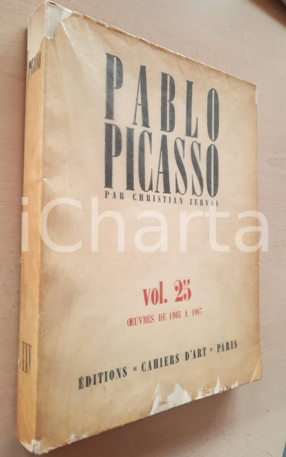Libro, pubblicazione d epoca 1972 PABLO PICASSO  Catalogue Christian ZERVOS vol. 25 19651967 Cahiers d Art 1