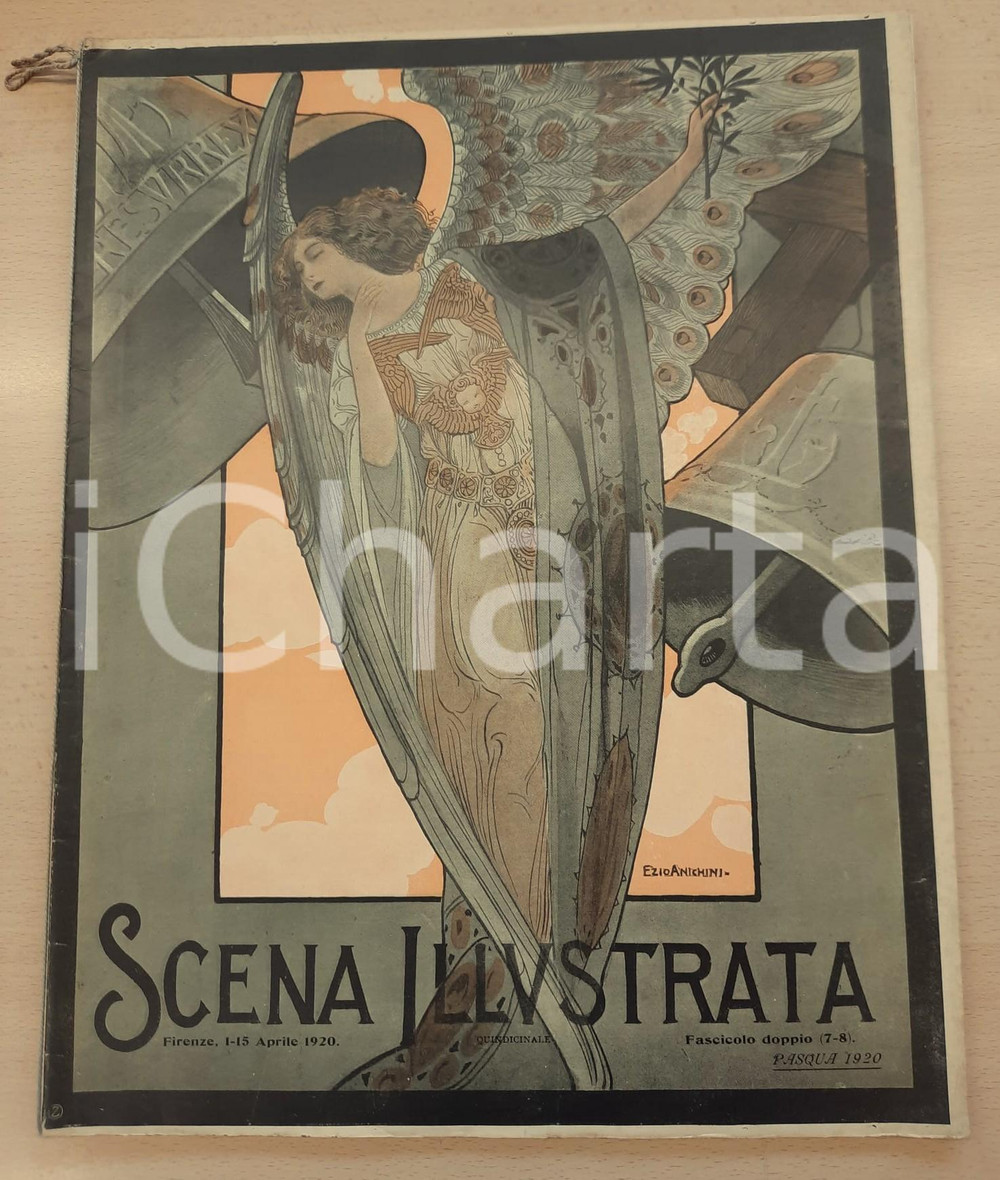 Giornale, rivista storica 1920 SCENA ILLUSTRATA Lorenzo Pignotti contro i medici n°78 Edizione GRAN LUSSO 1