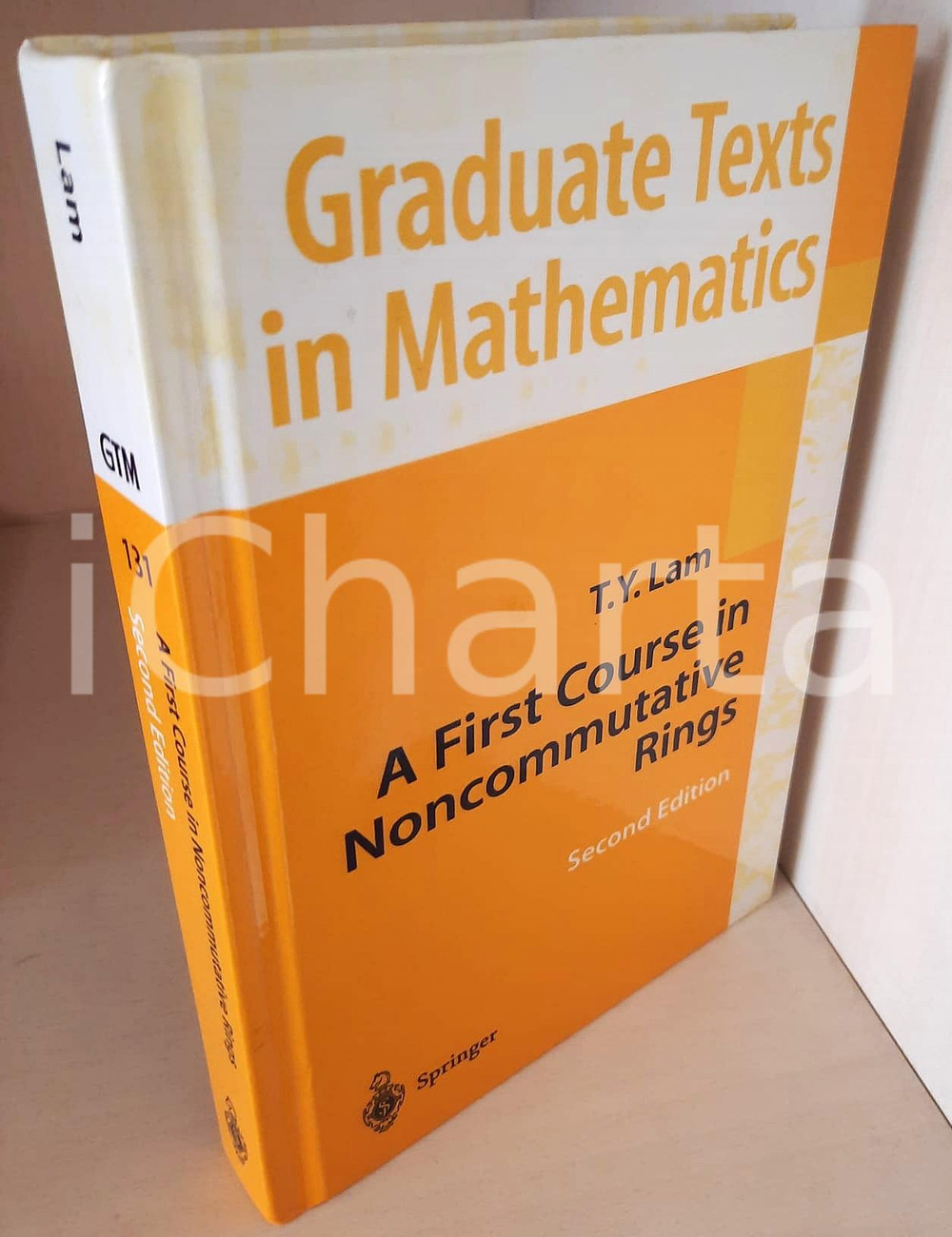 Libro, pubblicazione d epoca 2001 T. Y. LAM Graduate Texts in Mathematics Second Edition SPRINGER 1